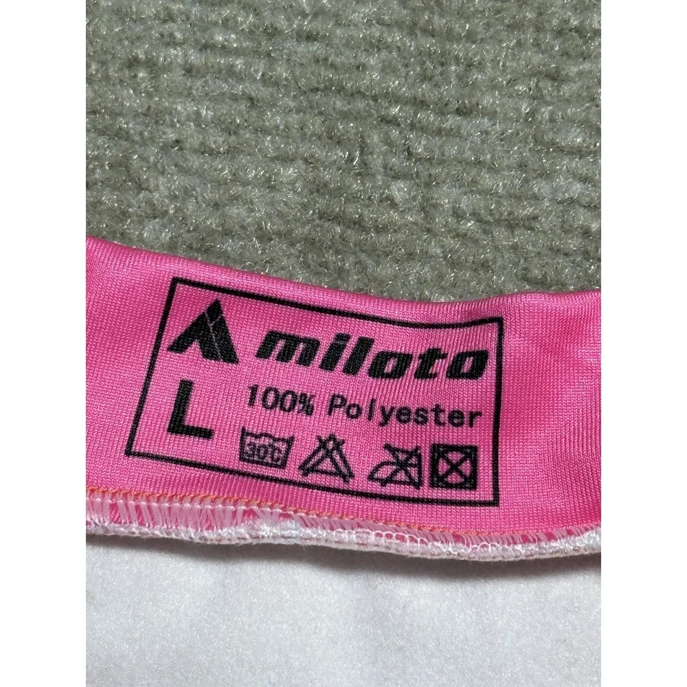 Miloto Cycling Jacket Mens Large Multicolor Pro Cycling Wear Full‎ Zip Polyester